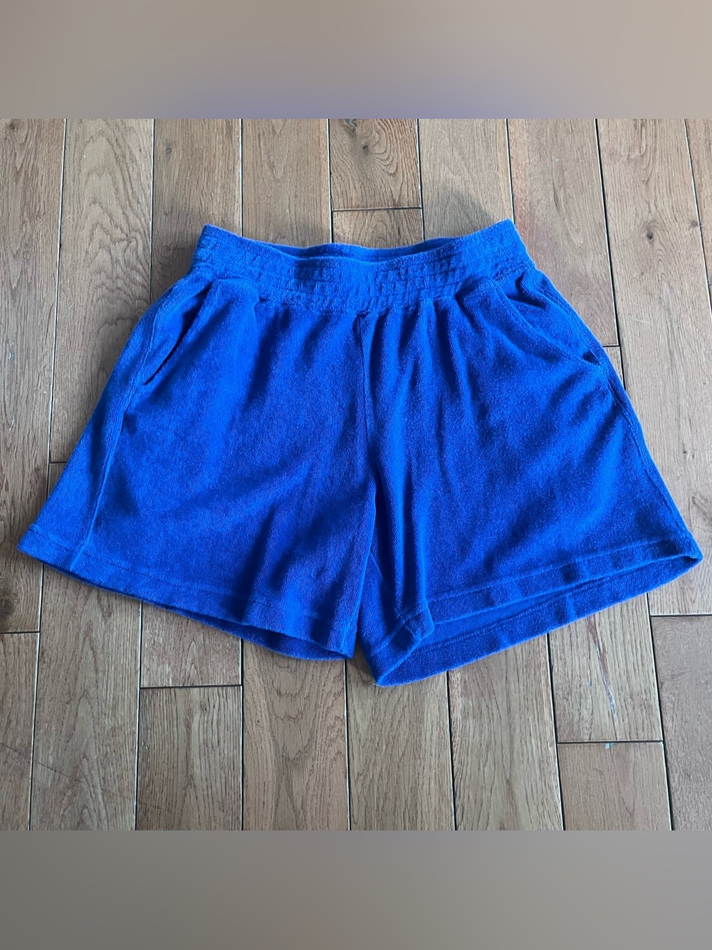 REVOLVE perfectwhitetee Blue Terry Shorts - Size XS - Picture 7 of 10
